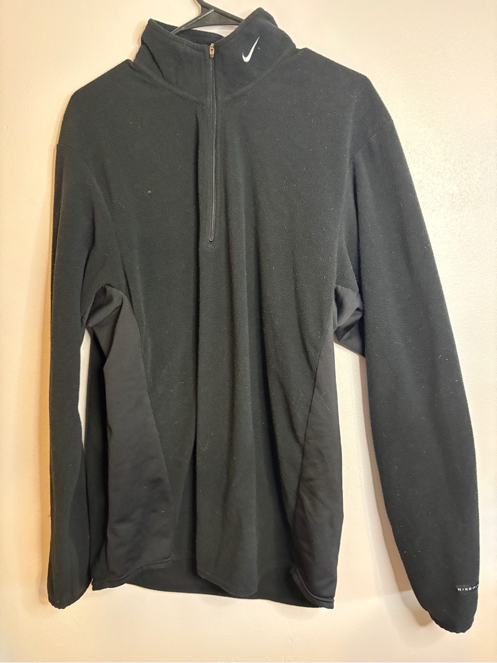 Nike Black Men’s Half-Zip Fleece Pullover